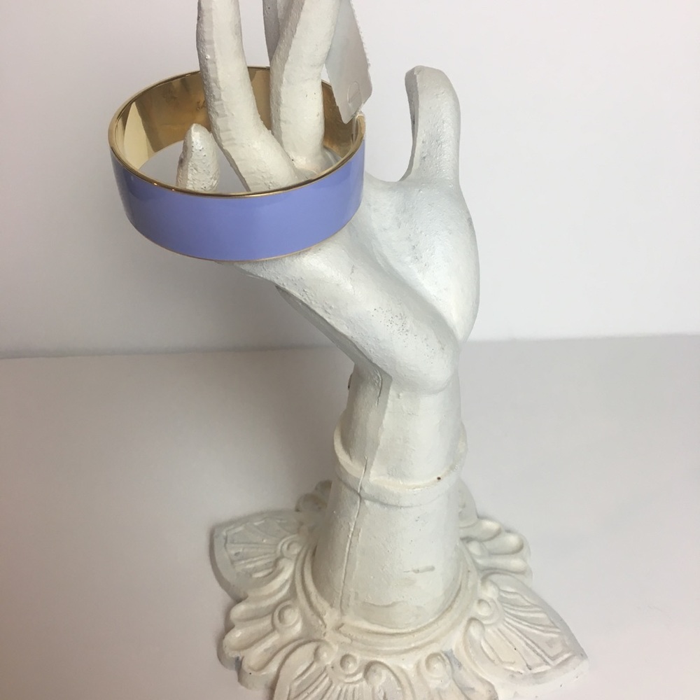 J.CREW NWT LAVENDER & GOLD TONE BANGLE